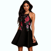 Sexy backless padded print summer dress women Floral Printied Casual Sleeveless Party Evening vestidos Short Dress