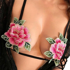 Appliques Elastic Cage Summer Sexy Women