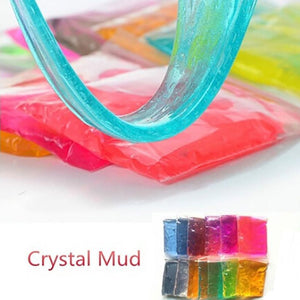 2pcs Kids toy Clay Slime DIY Crystal Mud Play Transparent Magic Plasticine Kid Toys drop shipping