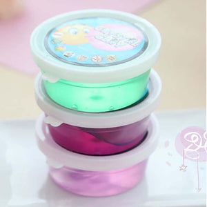 Plasticine Random color Clay Slime DIY Crystal Mud Play Transparent Magic Plasticine Kid Toys drop shipping