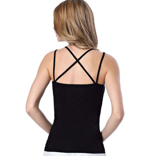 Sexy Women's Summer Vest Top Condole Belt Sports Casual Tank Tops BK