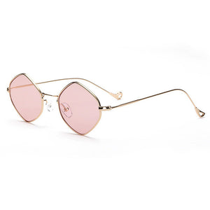 Royal Girl Small Rhombus Alloy Frame Sunglasses For Men/Women Summer Style Brand Designer Unisex Sun Glasses SS135