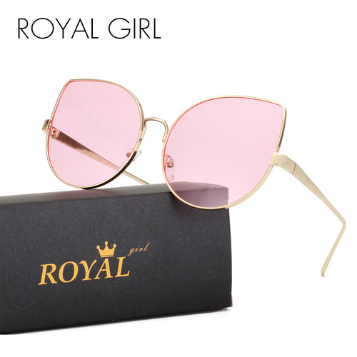 ROYAL GIRL Cool Cat Eye Sunglasses Women Oversize Retro Vintage Ombre Summer 2017 Glasses ss929