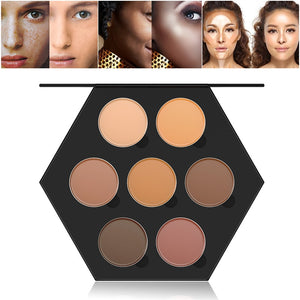 RUIMIO 7 Colors Contour Face Cream Makeup Concealer Palette