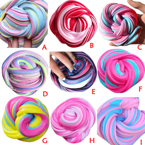 Fluffy Floam Slime Scented Stress Relief Toy No Borax Kids Toy Sludge Toy Soft
