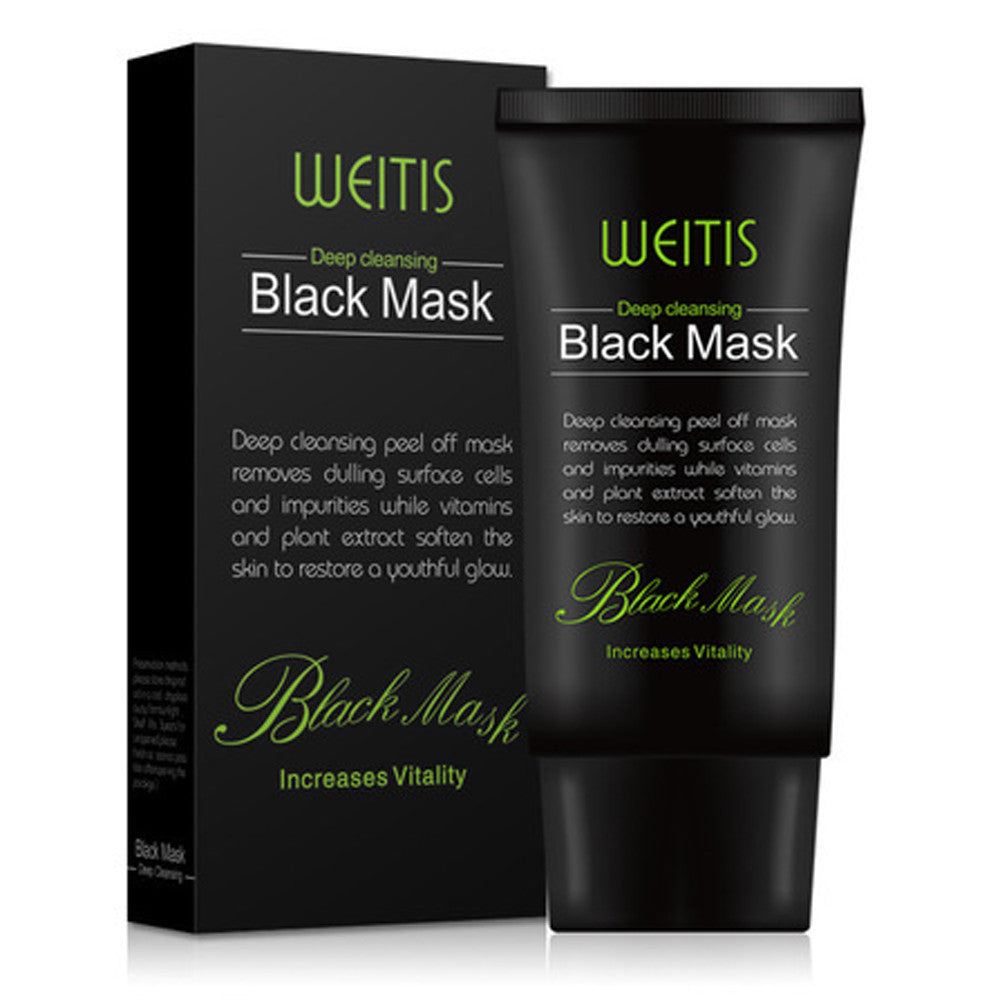 Black Mud Deep Cleansing Purifying Peel Off Facail Face Mask