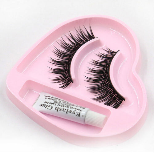 1 pair Natural Long Thick False Eyelashes Charming Eyelashes Makeup