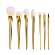 7pcs Professional Makeup Brushes Powder Applicator Kit for Foundation Blush Contour Eyeshadow Makeup