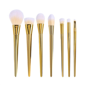 7pcs Professional Makeup Brushes Powder Applicator Kit for Foundation Blush Contour Eyeshadow Makeup