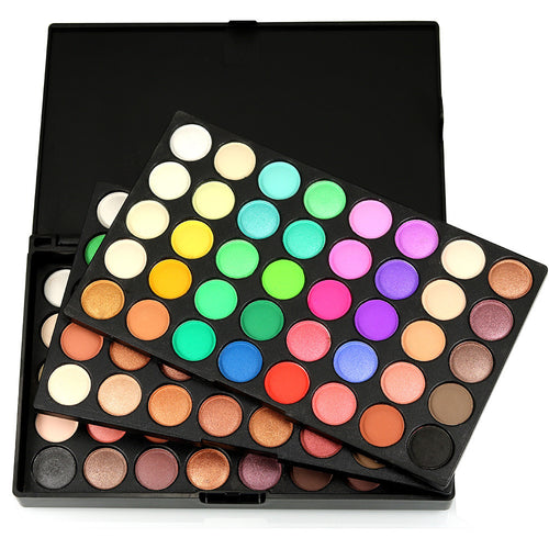 120 Colors Cosmetic Powder Eyeshadow Palette Makeup Set Matt Available