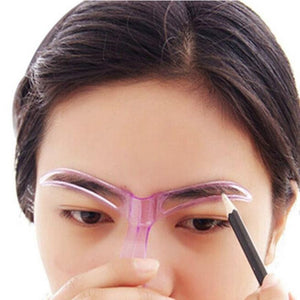 Professional Beauty Tool Makeup Grooming Drawing Blacken Eyebrow Template