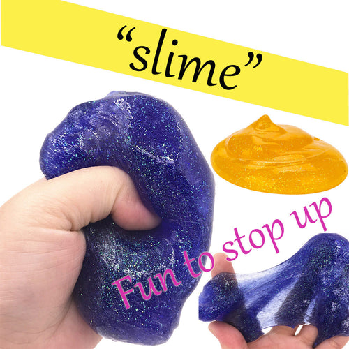 Super Sticky Color Flash Powder Slime Squishy Scented Stress Kids Clay Toy