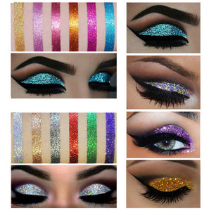 Shimmer Glitter Eye Shadow Powder Palette Matte Eyeshadow Cosmetic Makeup