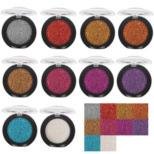 20 Colors Eye Shadow Diamond Makeup Pearl Metallic Eyeshadow Palette Makeup Avai