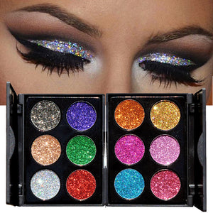 Shimmer Glitter Eye Shadow Powder Palette Matte Eyeshadow Cosmetic Makeup