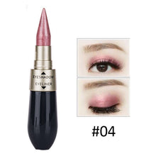 Double-end Waterproof Liquid EyeShadow Eyeliner Combination Easy To Wear Makeup