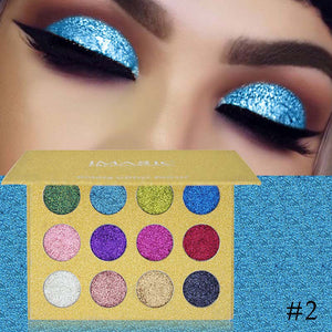 Shimmer Glitter Eye Shadow Powder Palette Matte Eyeshadow Cosmetic Makeup