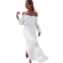 Women Sexy Strapless Beach Summer Long Dress Dresses Beach Dresses