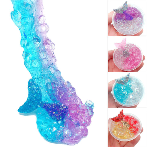 60ml Mermaid Mud Mixing Cloud Slime Putty Scented Stress Kids Clay Toy