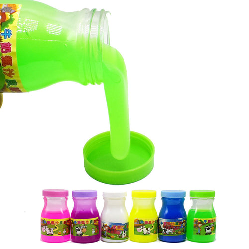 Trick Toy Barrel Slime Goo Silly Gag Kids Toys Prank Party Joke Fun Milk Bottle