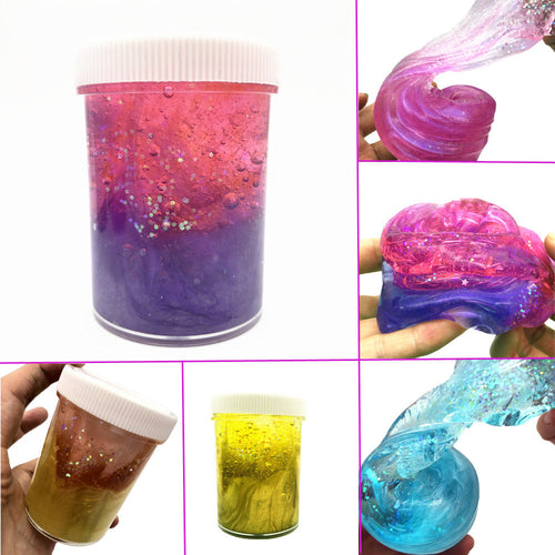 Beautiful Color Mixing Cloud Slime Putty Scented Stress Kids Clay Toy