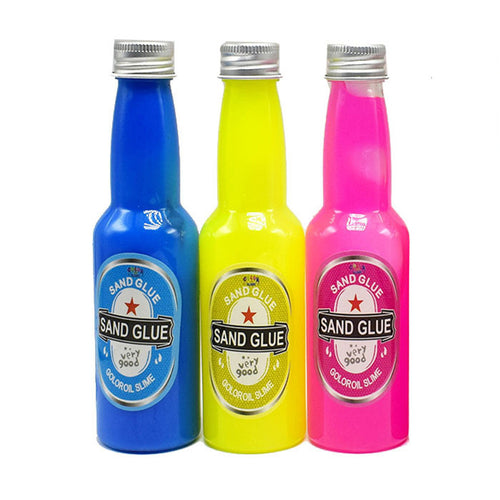 3PC Barrel Slime Goo Silly Gag Kids Toys Prank Party Joke Fun Beer Bottle